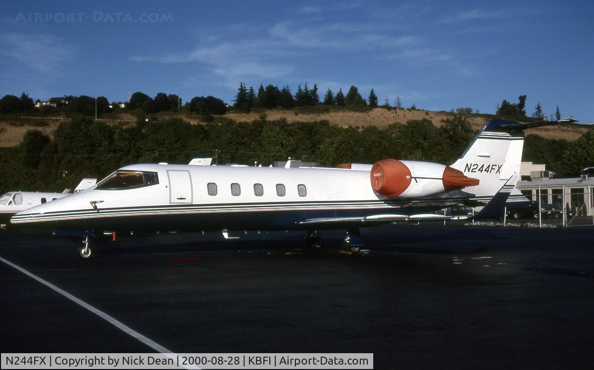 N244FX, 1999 Learjet 60 C/N 60-178, KBFI