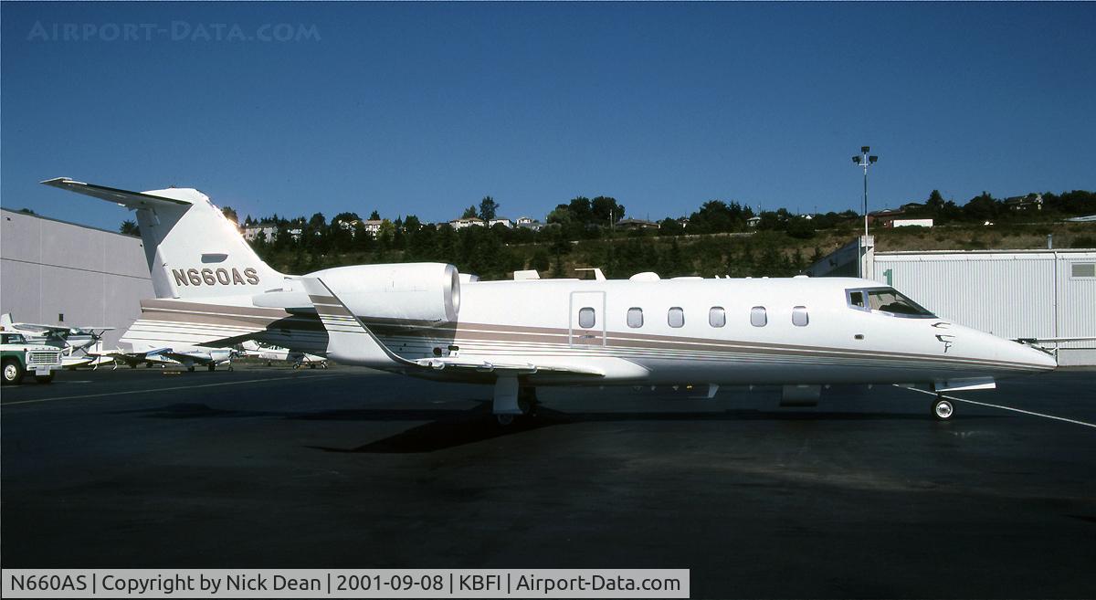 N660AS, 2000 Learjet Inc 60 C/N 191, KBFI