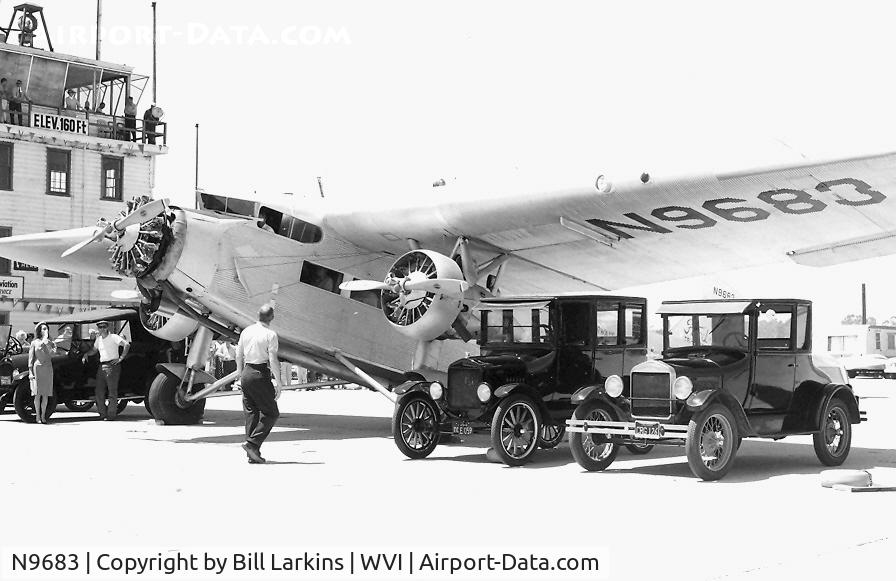 N9683, 1929 Ford 5-AT-B Tri-Motor C/N 39, American Airlines goodwill tour May 1965.