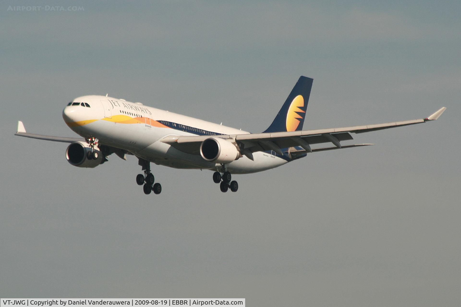 VT-JWG, 2007 Airbus A330-202 C/N 831, arrival of flight 9W228 to rwy 20