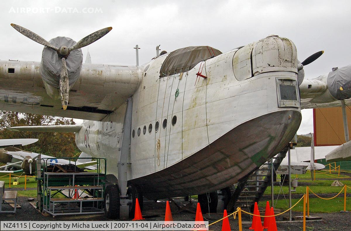 NZ4115, Short S.25 Sunderland V C/N SH.1552, At MOTAT