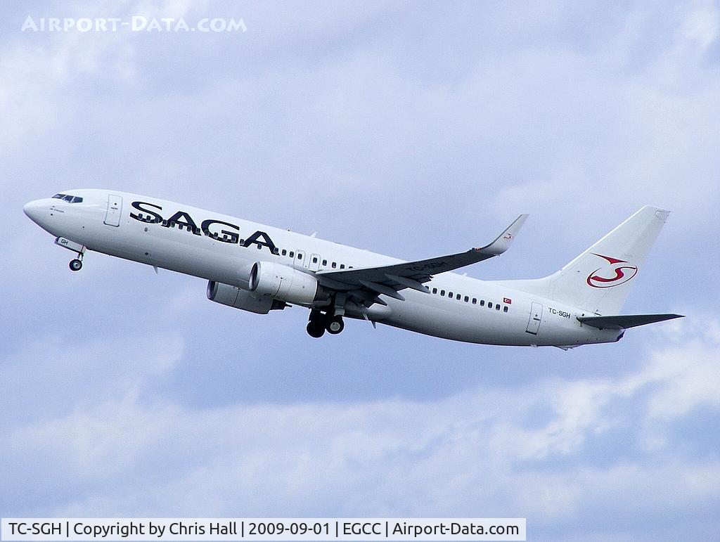 TC-SGH, 1998 Boeing 737-86J C/N 28068, Saga Boeing 737-86J/W. previous ID D-ABAN