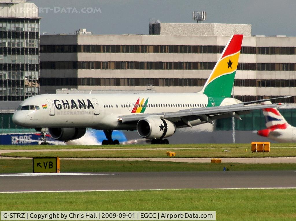 G-STRZ, 1997 Boeing 757-258 C/N 27622, Ghana International Airlines leased from Astraeus Airlines