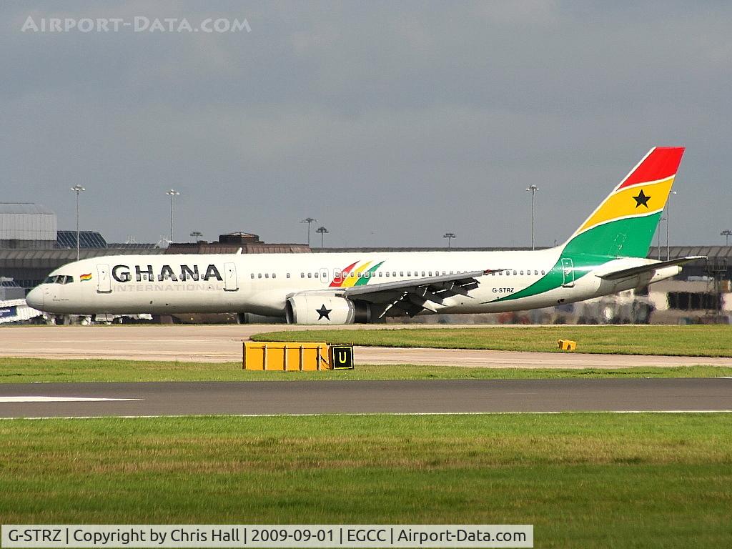 G-STRZ, 1997 Boeing 757-258 C/N 27622, Ghana International Airlines leased from Astraeus Airlines