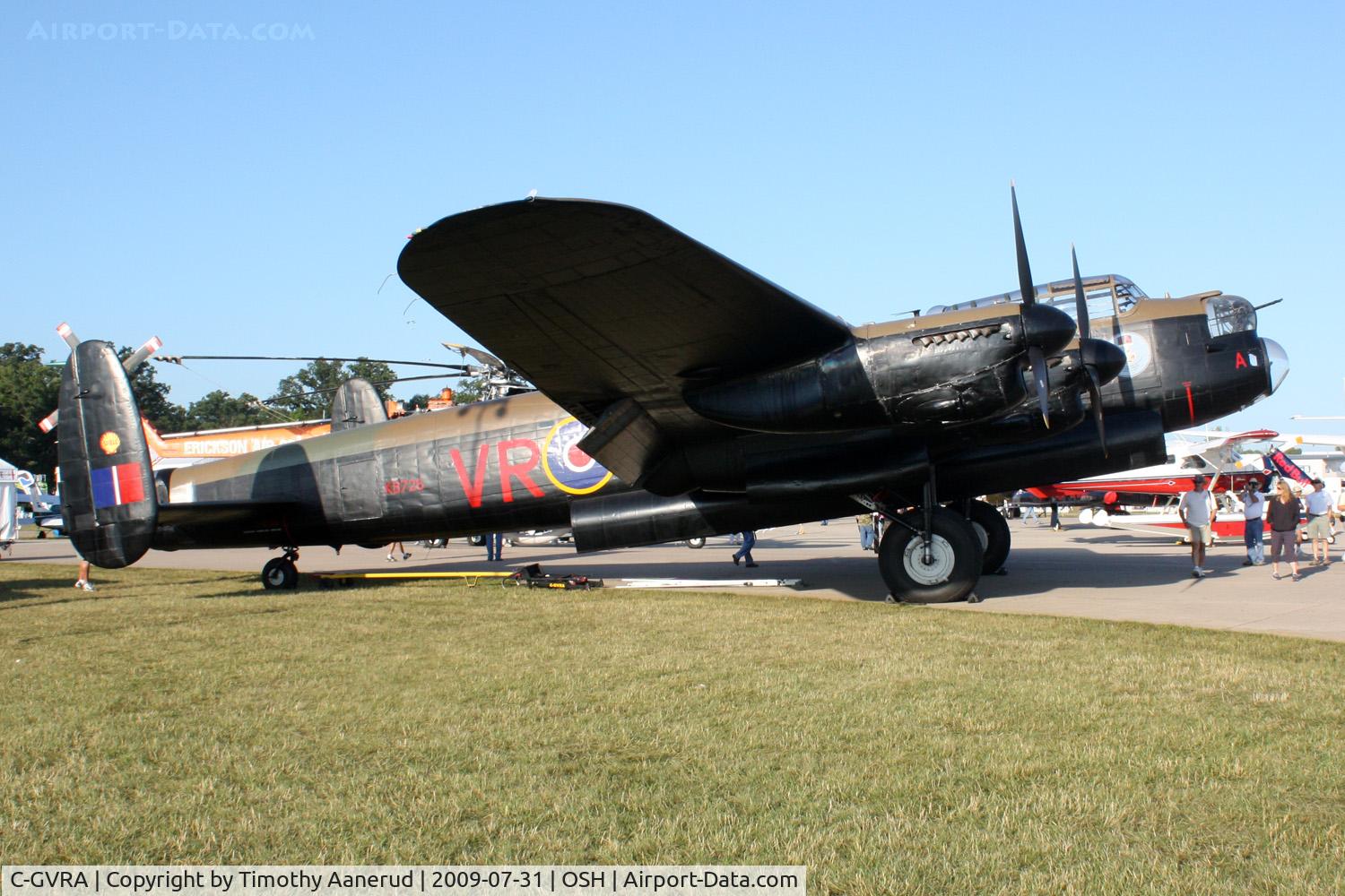 C-GVRA, 1945 Victory Aircraft Avro 683 Lancaster BX C/N FM 213 (3414), 1945 Victory Aircraft AVRO LANCASTER MK X, c/n: FM 213