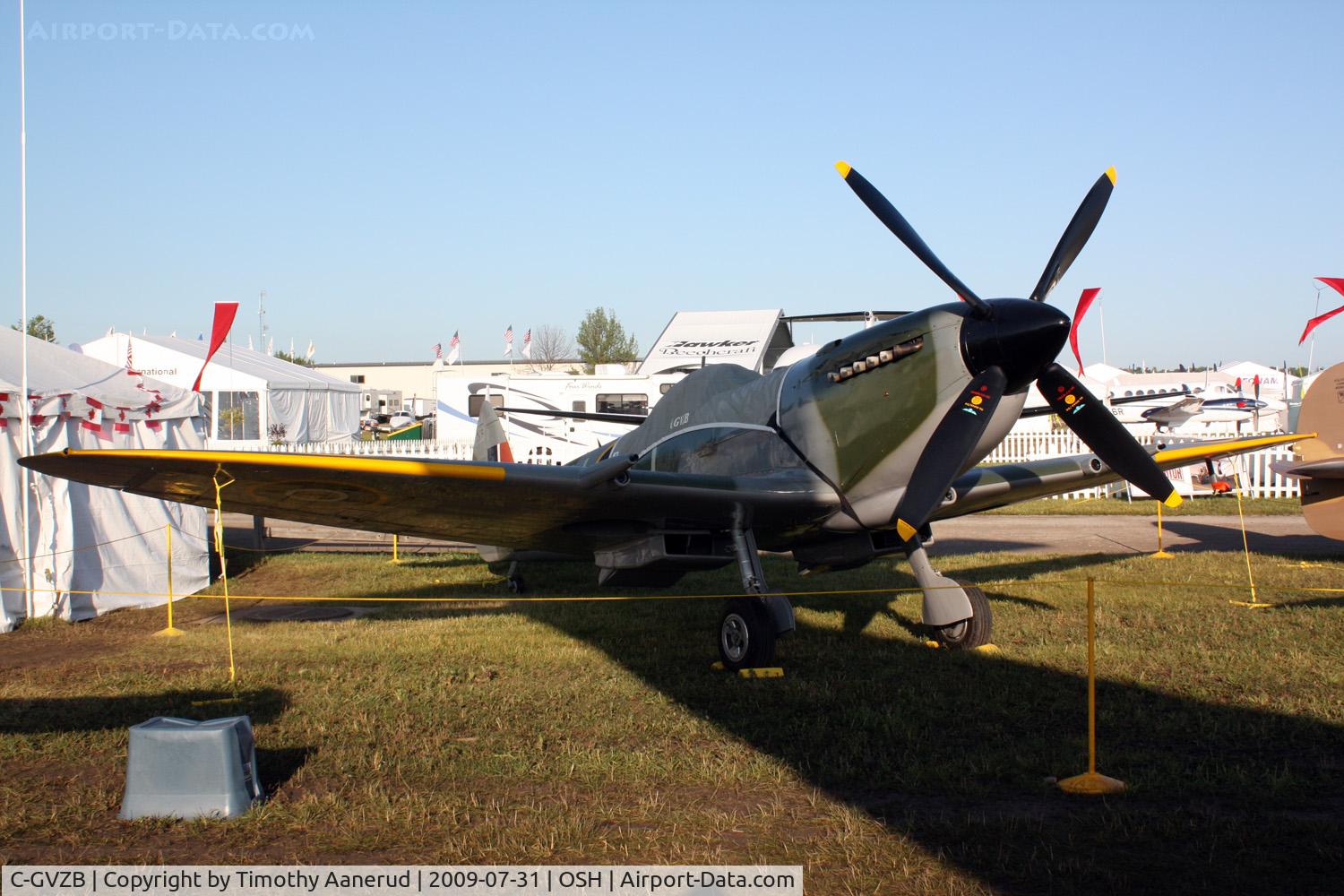 C-GVZB, 1945 Supermarine 361 Spitfire LF.XVIe C/N CBAF.IX.4756, 1945 Vickers Supermarine SPITFIRE MARK XVI, c/n: SL721
