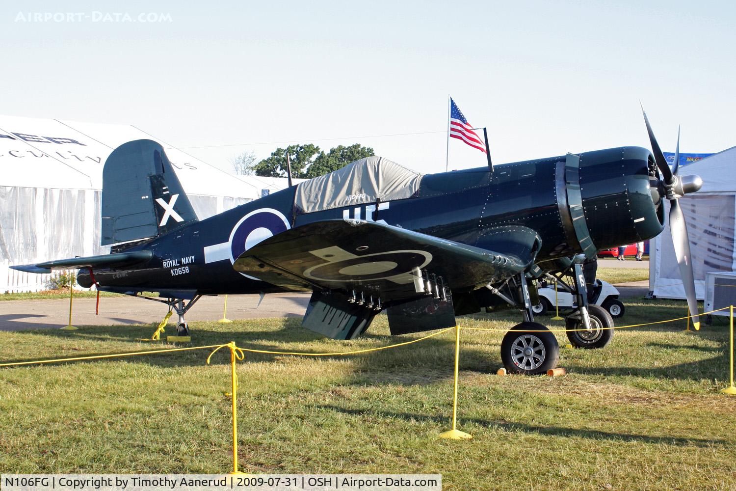 N106FG, 1945 Goodyear FG-1D Corsair C/N 3367, 1945 Goodyear FG1D, c/n: 92106