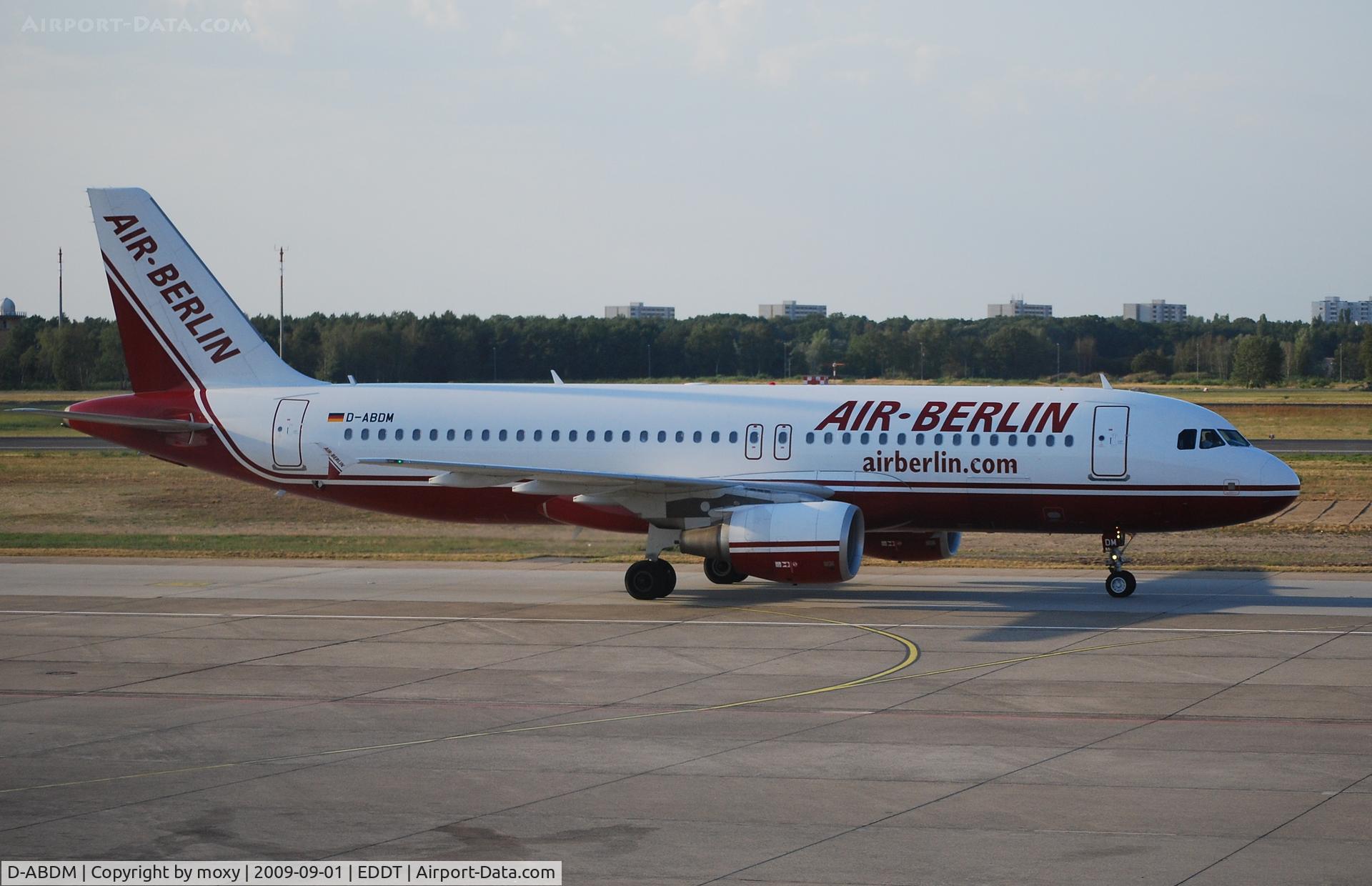 D-ABDM, 2006 Airbus A320-214 C/N 3006, Airbus A320-214 CN 3006 Berlin Tegel