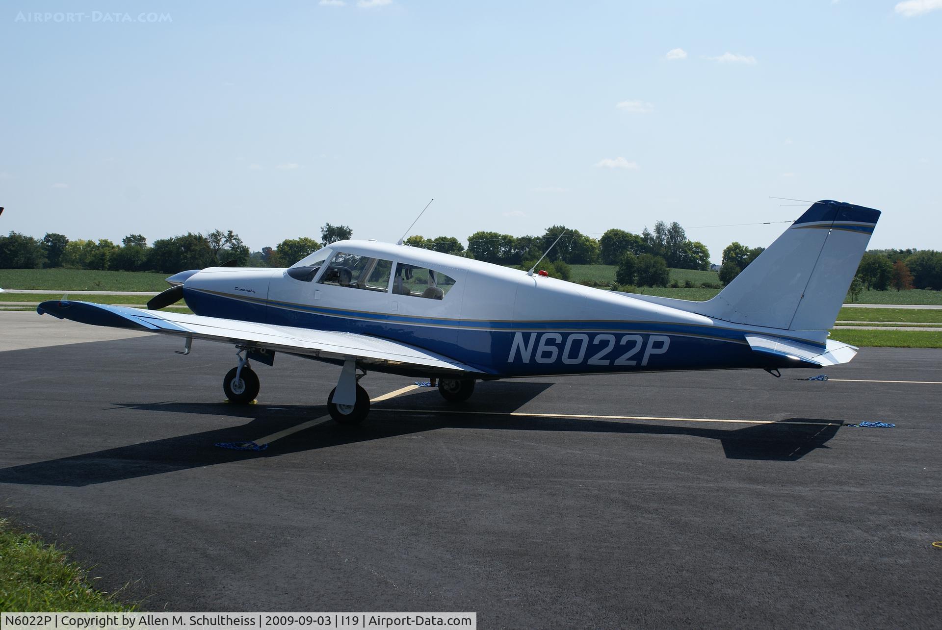 N6022P, 1959 Piper PA-24 Comanche C/N 24-1117, 1959 PA-24