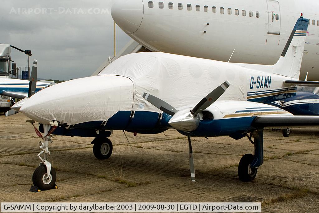 G-SAMM, 1979 Cessna 340A C/N 340A-0742, Dunsfold 2009 W&W