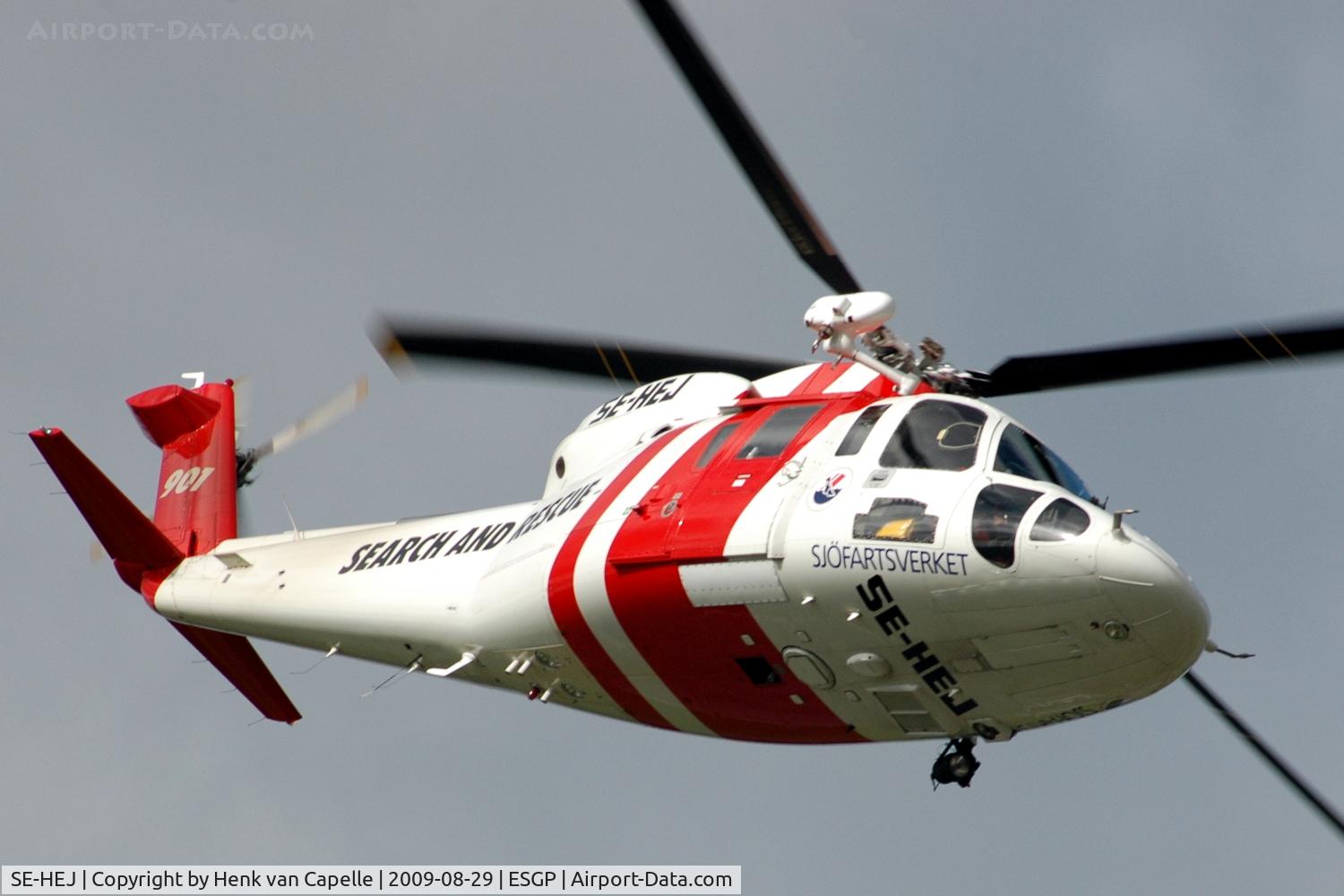 SE-HEJ, 2005 Sikorsky S-76C C/N 760604, S-76C used in the Search and Rescue role from Gothenburg.