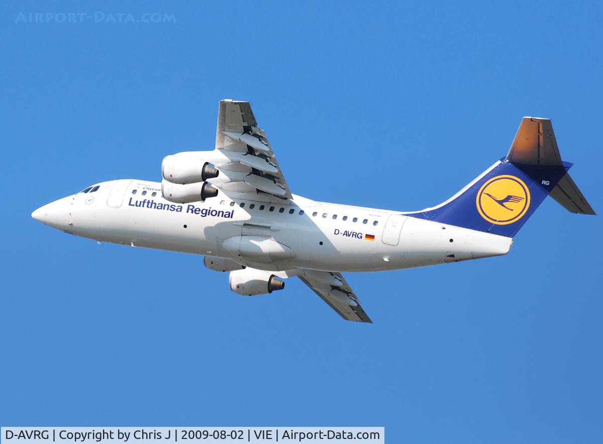 D-AVRG, 1995 British Aerospace Avro 146-RJ85 C/N E.2266, Avro RJ85