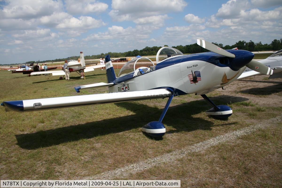 N78TX, 2001 Vans RV-8 C/N 80796, RV-8