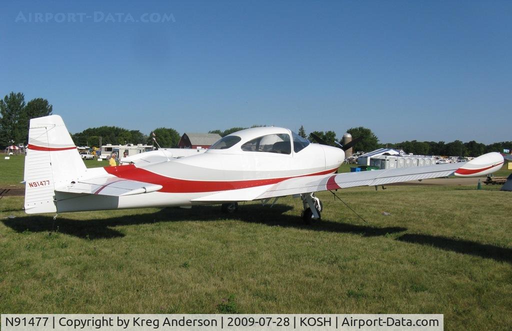 N91477, 1946 North American Navion C/N NAV-4-113, EAA Airventure 2009
