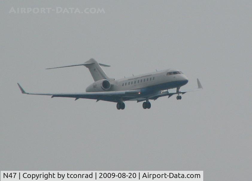 N47, 2005 Bombardier BD-700-1A10 Global 5000 C/N 9160, at 