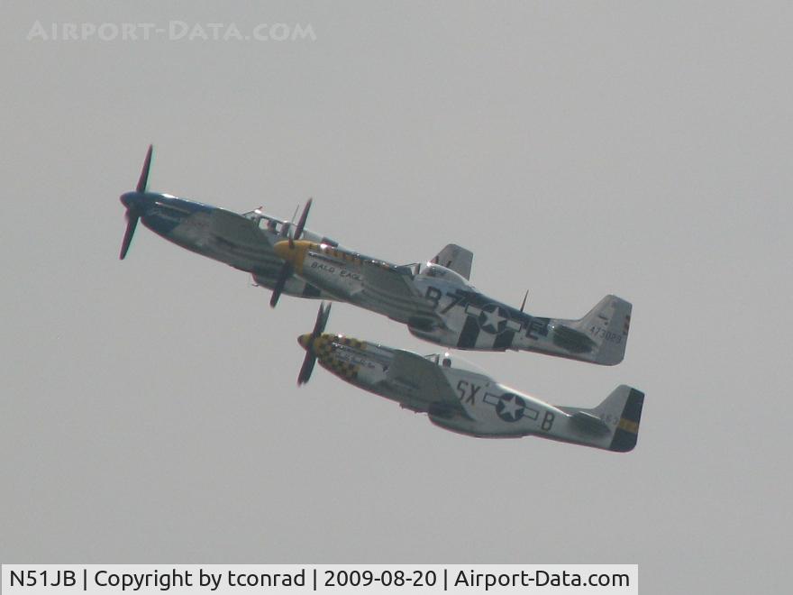 N51JB, 1944 North American P-51D Mustang C/N 122-39488, at 