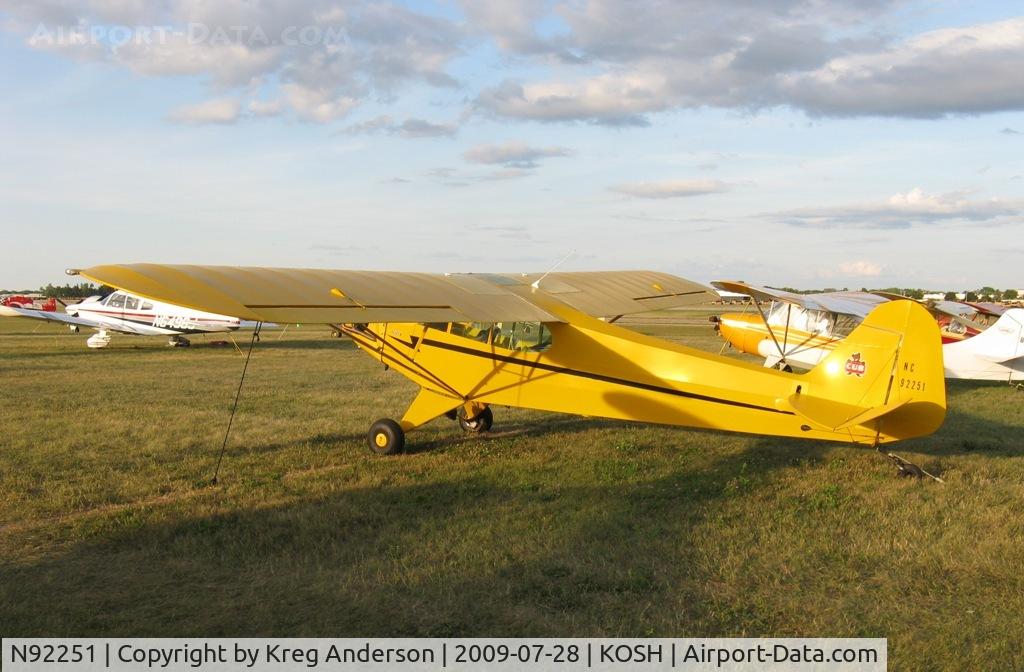 N92251, 1946 Piper J3C-65 Cub Cub C/N 16707, EAA Airventure 2009