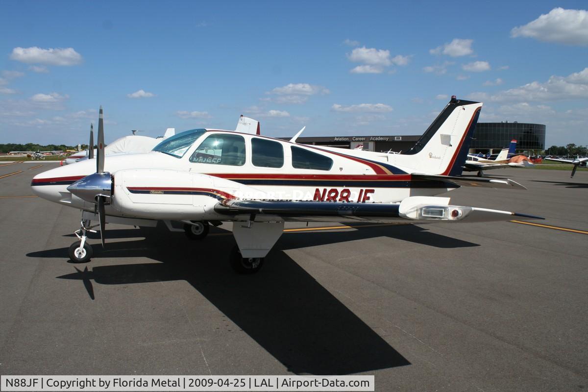 N88JF, 1980 Beech 95-B55 (T42A) Baron C/N TC-2302, Beech B55