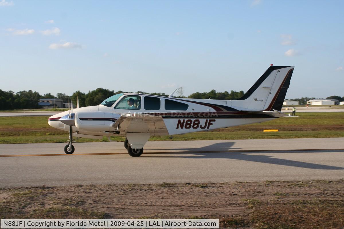 N88JF, 1980 Beech 95-B55 (T42A) Baron C/N TC-2302, Beech 55