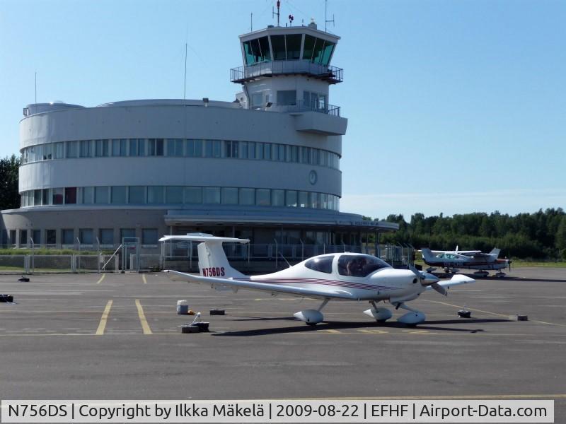 N756DS, 2004 Diamond DA-40 Diamond Star C/N 40.361, New home at EFHF (Helsinki-Malmi Airport), Finland