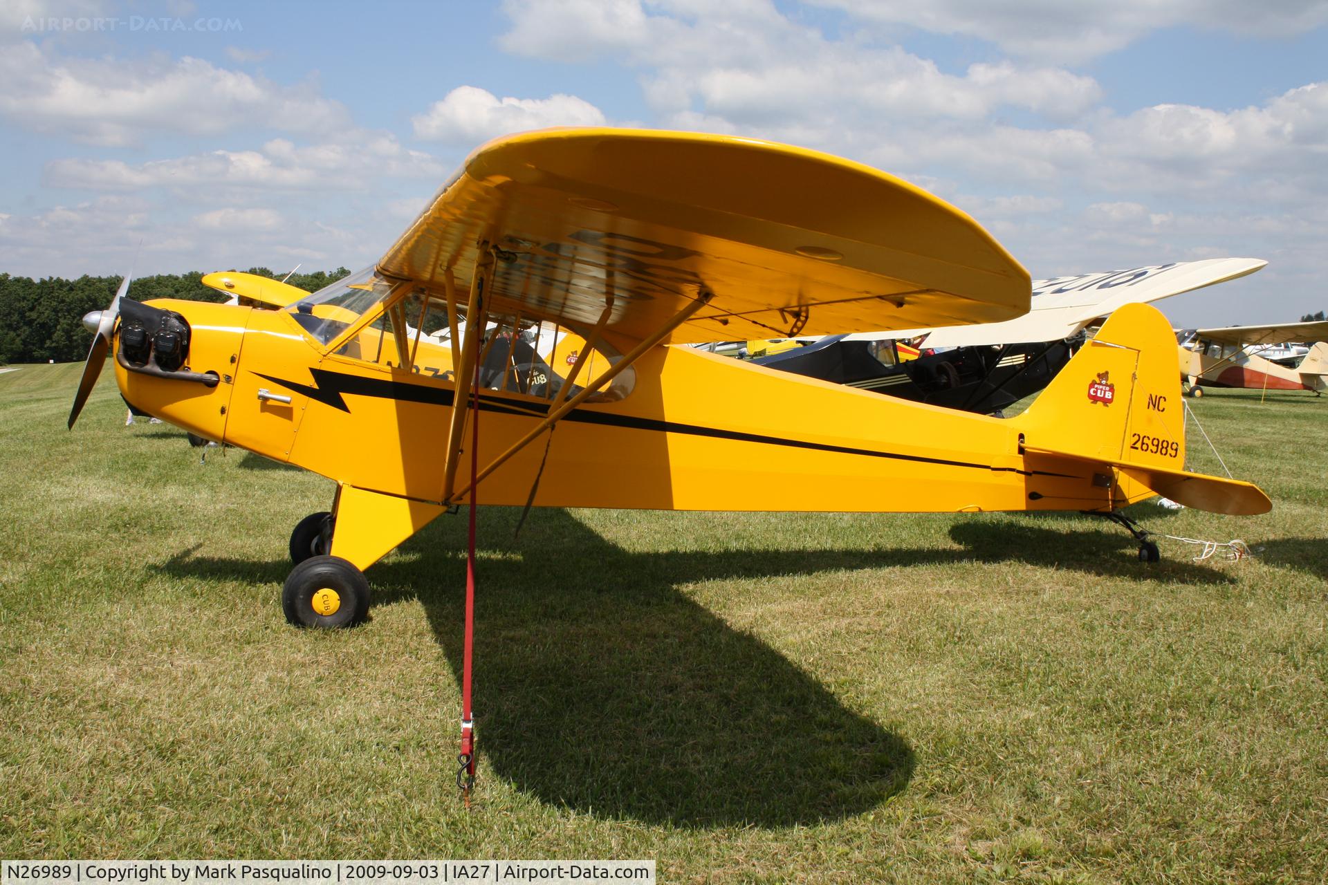 N26989, 1940 Piper J3C-65 Cub C/N 4289, Piper J3C-65