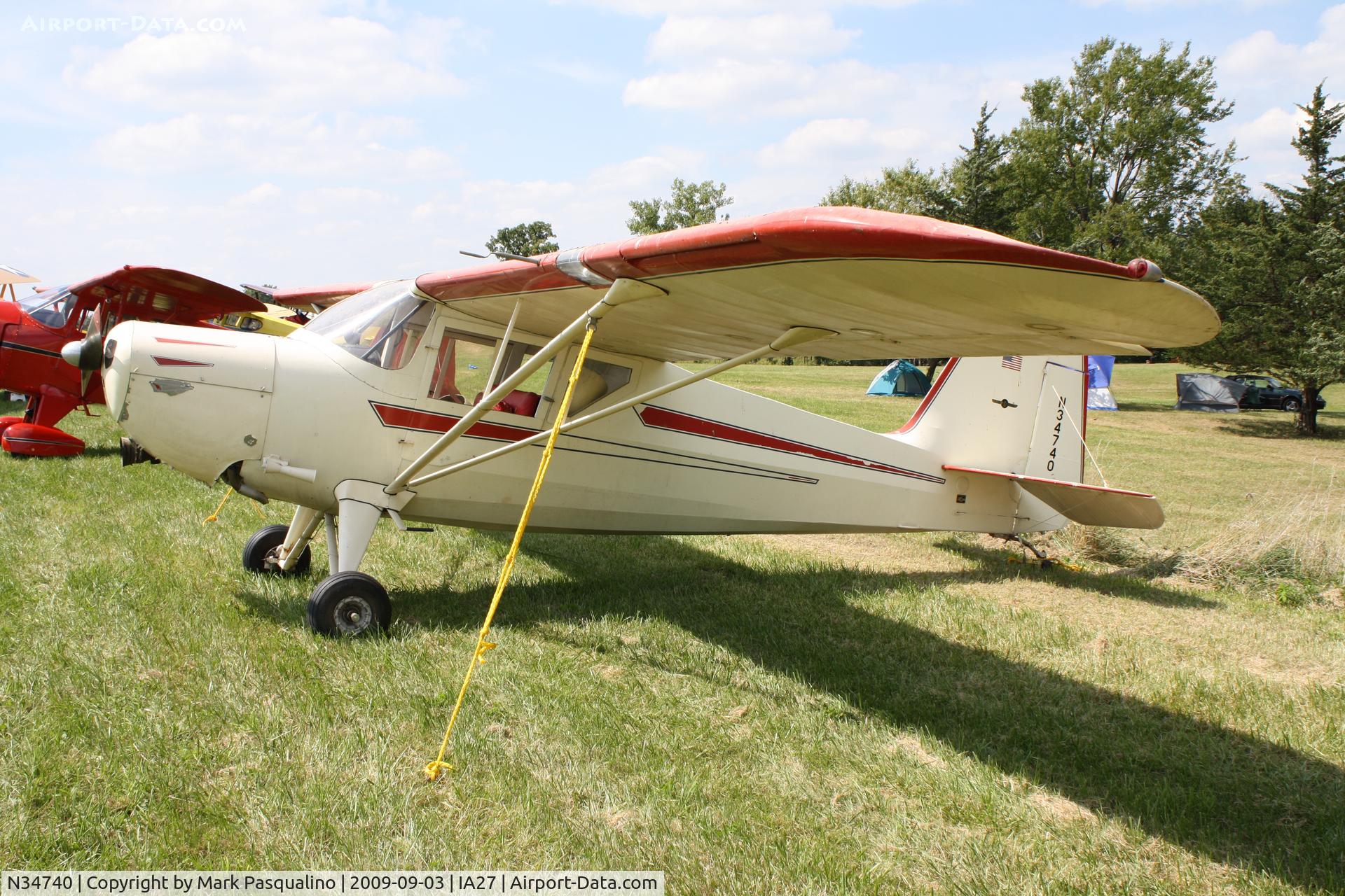 N34740, 1941 Rearwin 190F C/N 1550, Rearwin 190F