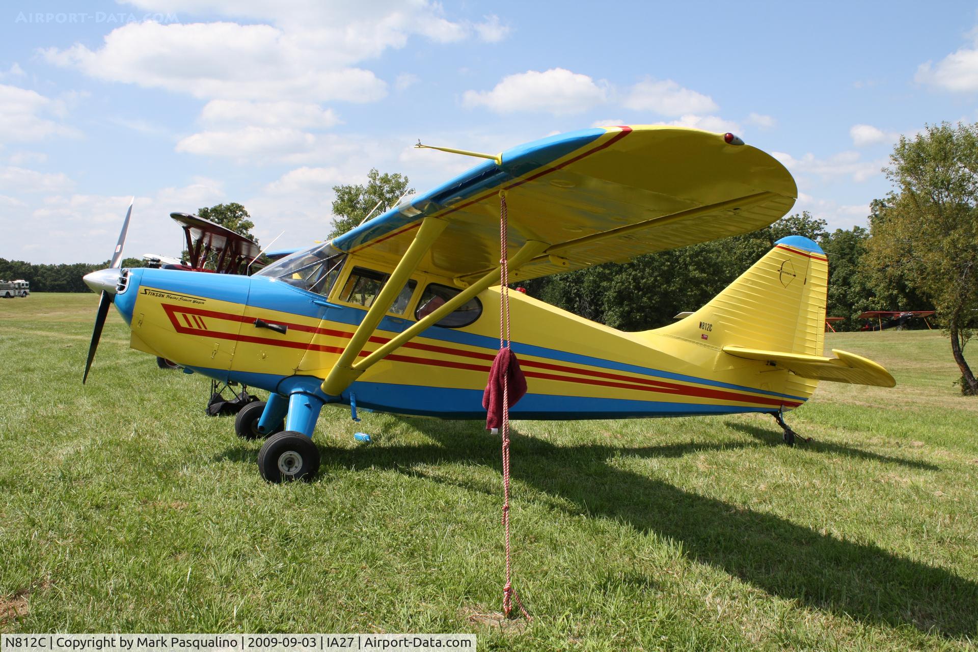 N812C, 1947 Stinson 108-3 Voyager C/N 108-3812, Stinson 108-3