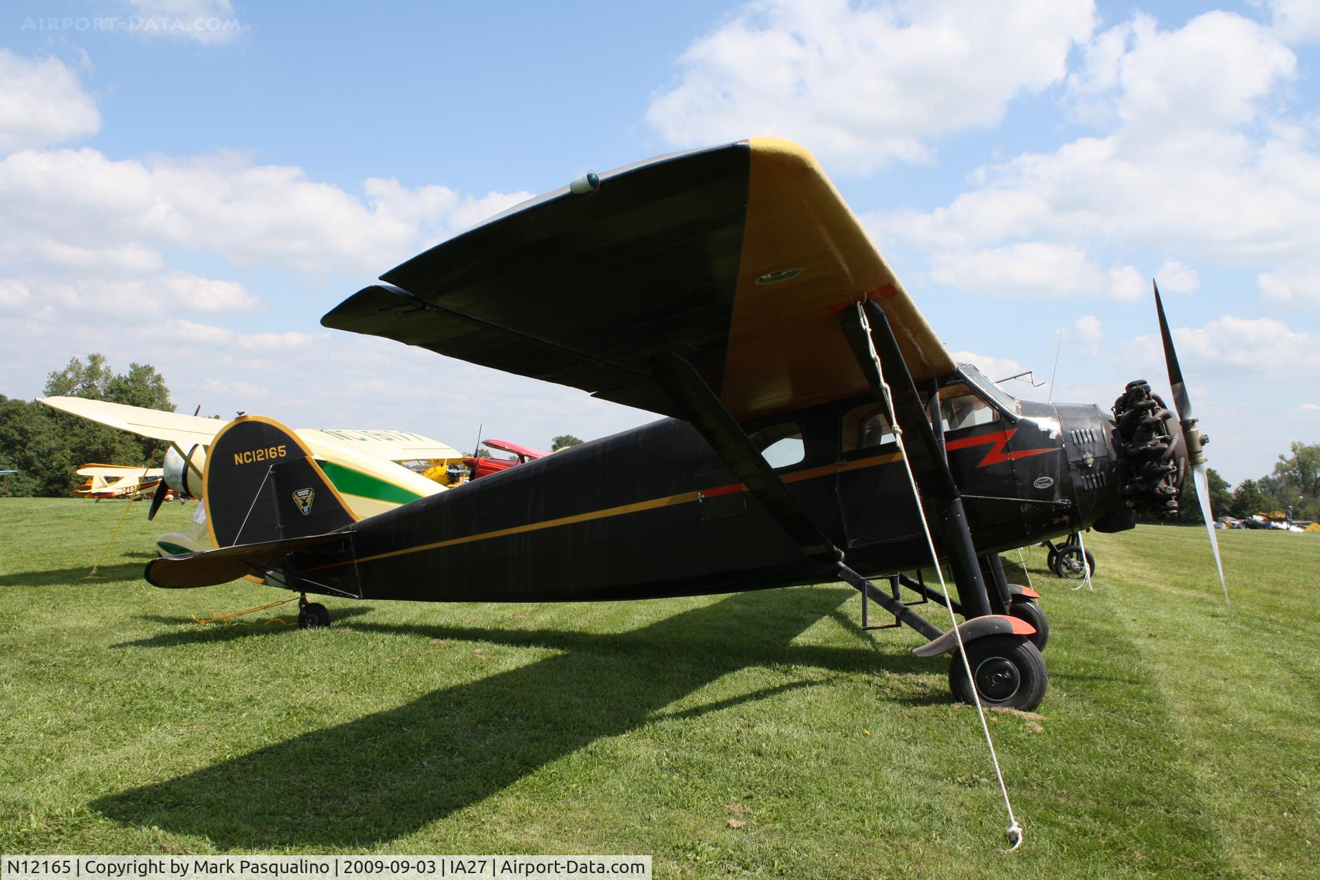 N12165, 1931 Stinson JR. S C/N 8074, Stinson JR. S