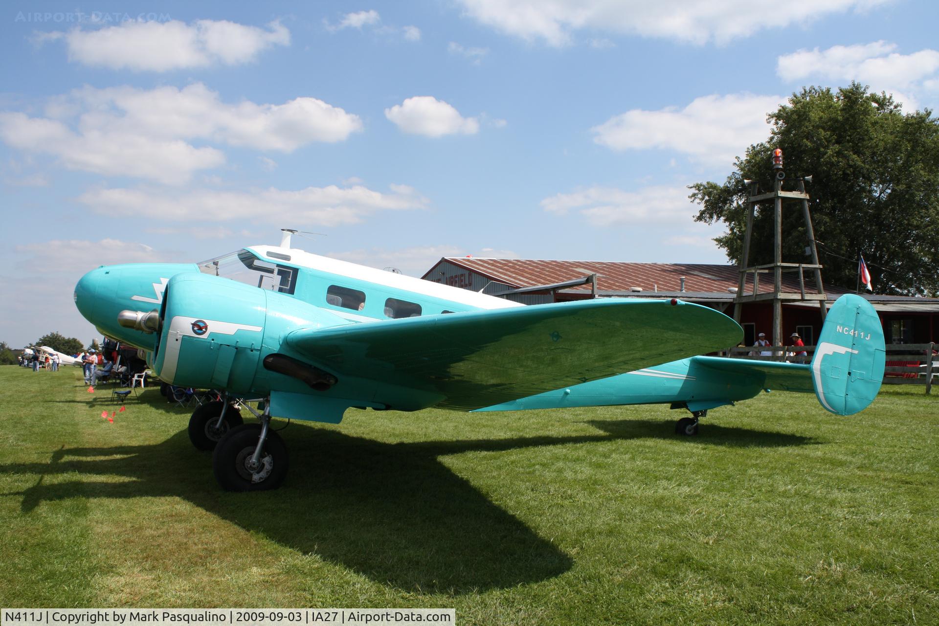 N411J, 1953 Beech D18S C/N A-967, Beech D18S
