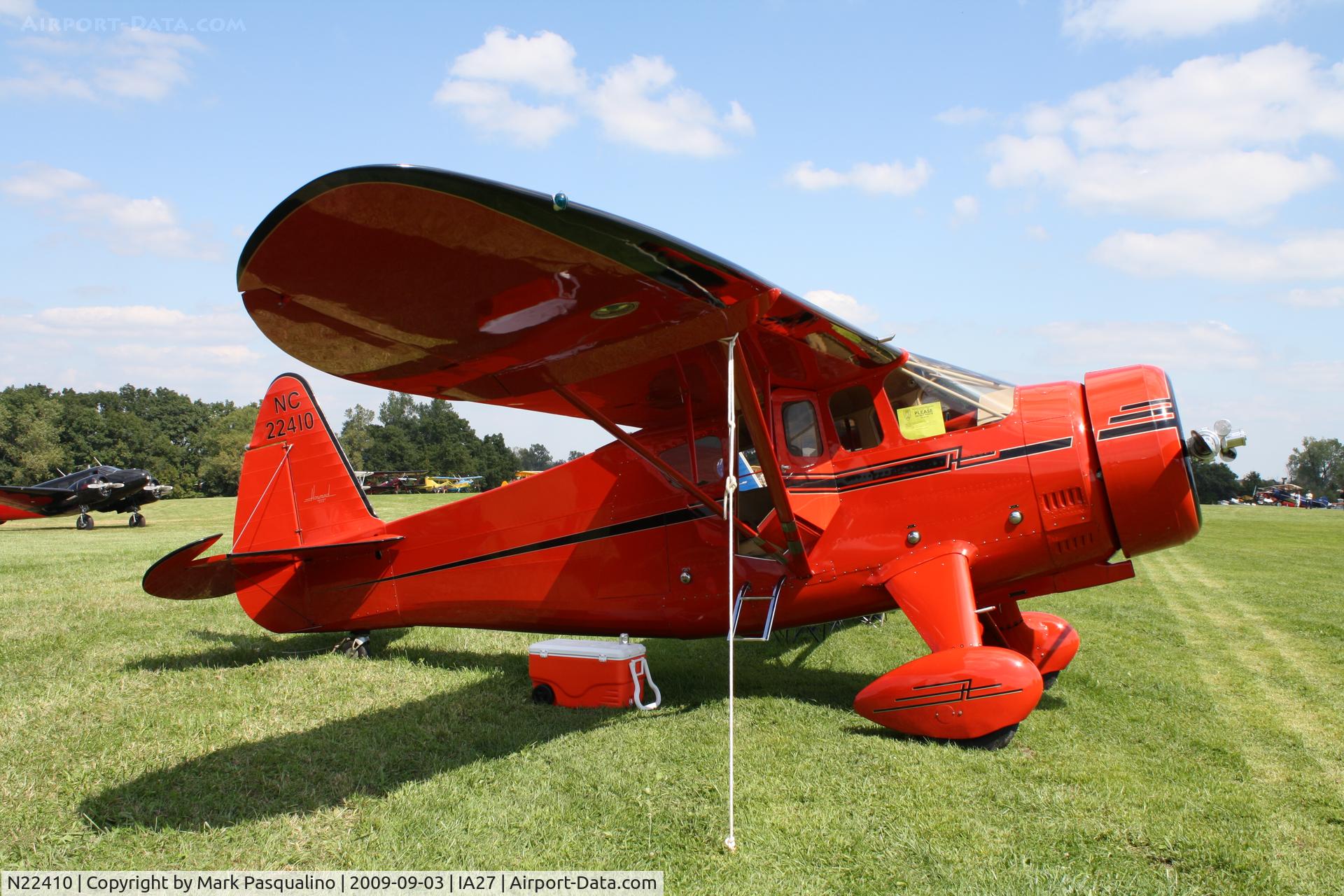 N22410, 1940 Howard Aircraft DGA-15P C/N 509, Howard DGA-15P
