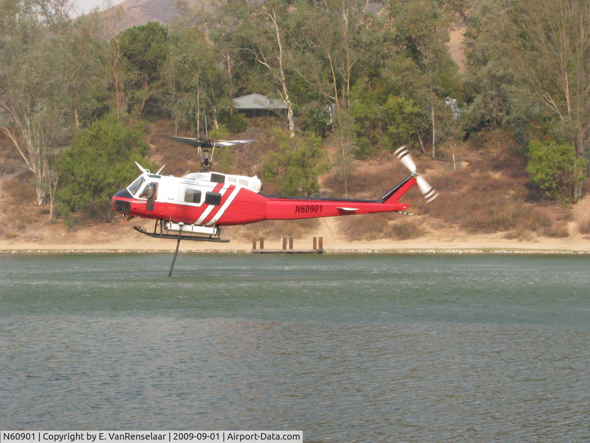 N60901, 1970 Bell UH-1H Iroquois C/N 12537, Pendleton Incident, 9-1-09, Yucaipa, Calif