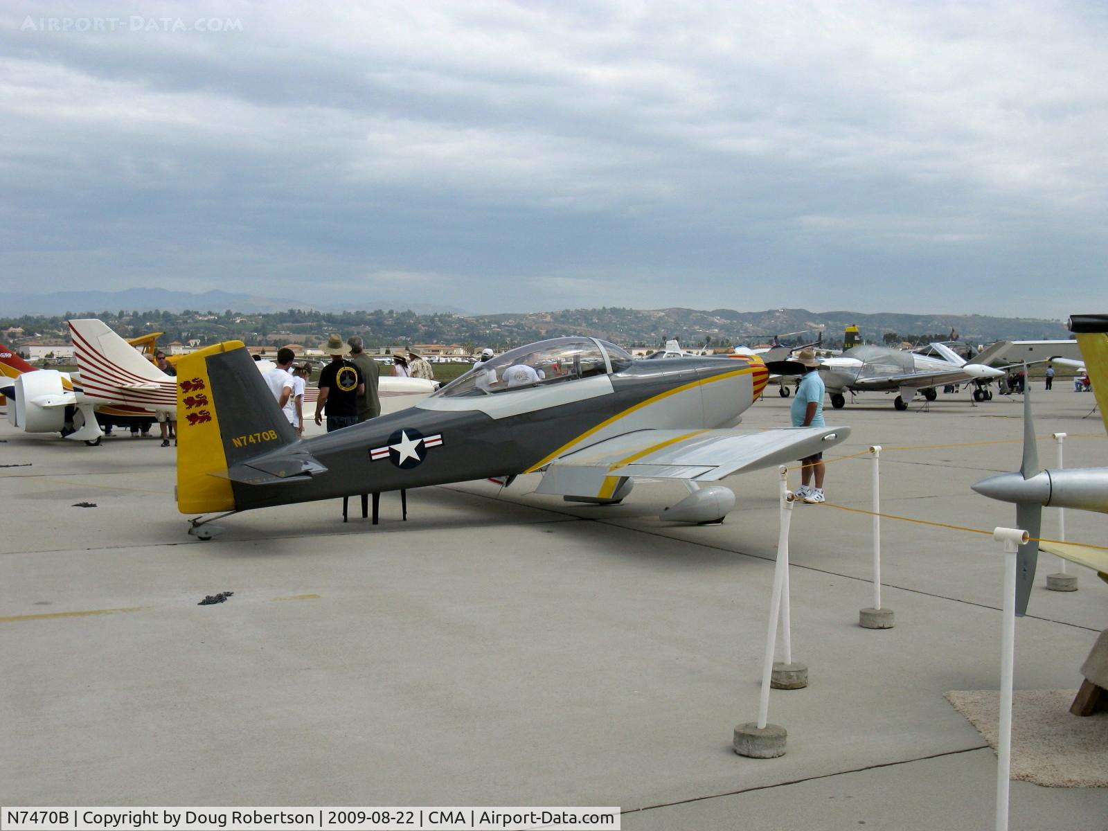 N7470B, Vans RV-8 C/N 81008, O'Brien OB-1 VAN's RV-8