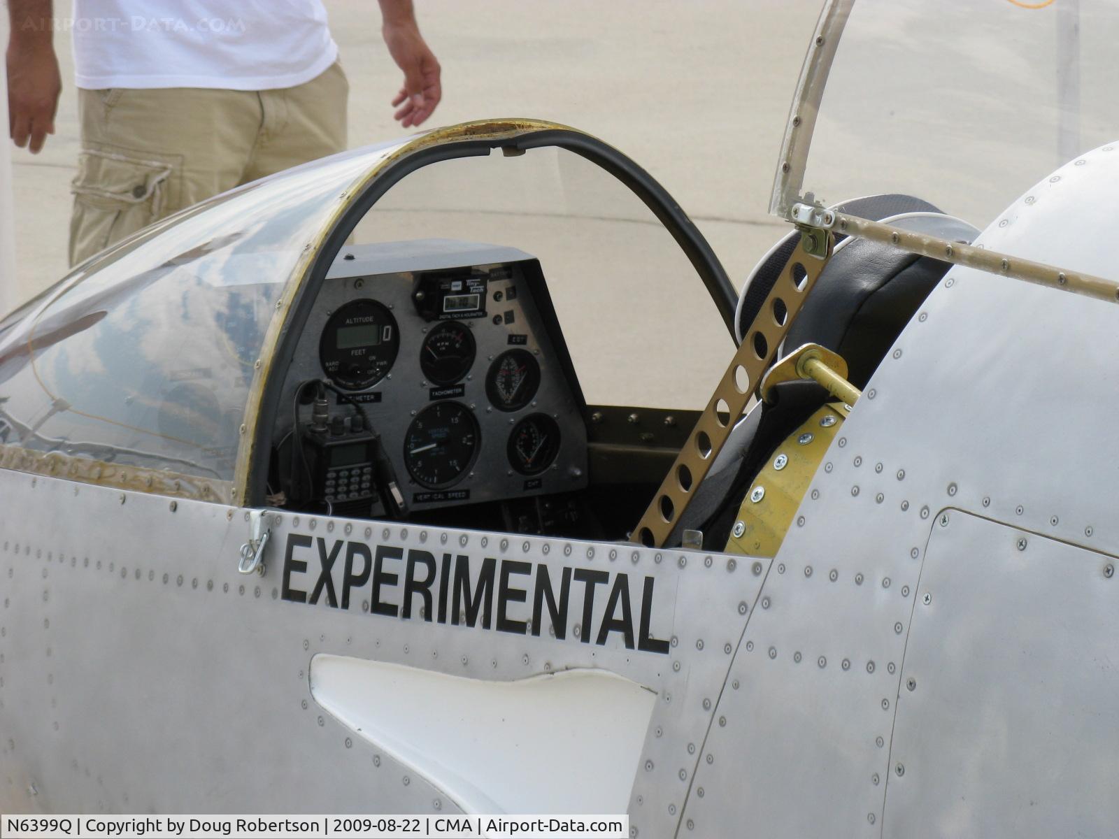 N6399Q, Bede BD-5B C/N 4986, Loomis BEDE BD5-B. Hirth 2706 68 Hp pusher engine, panel