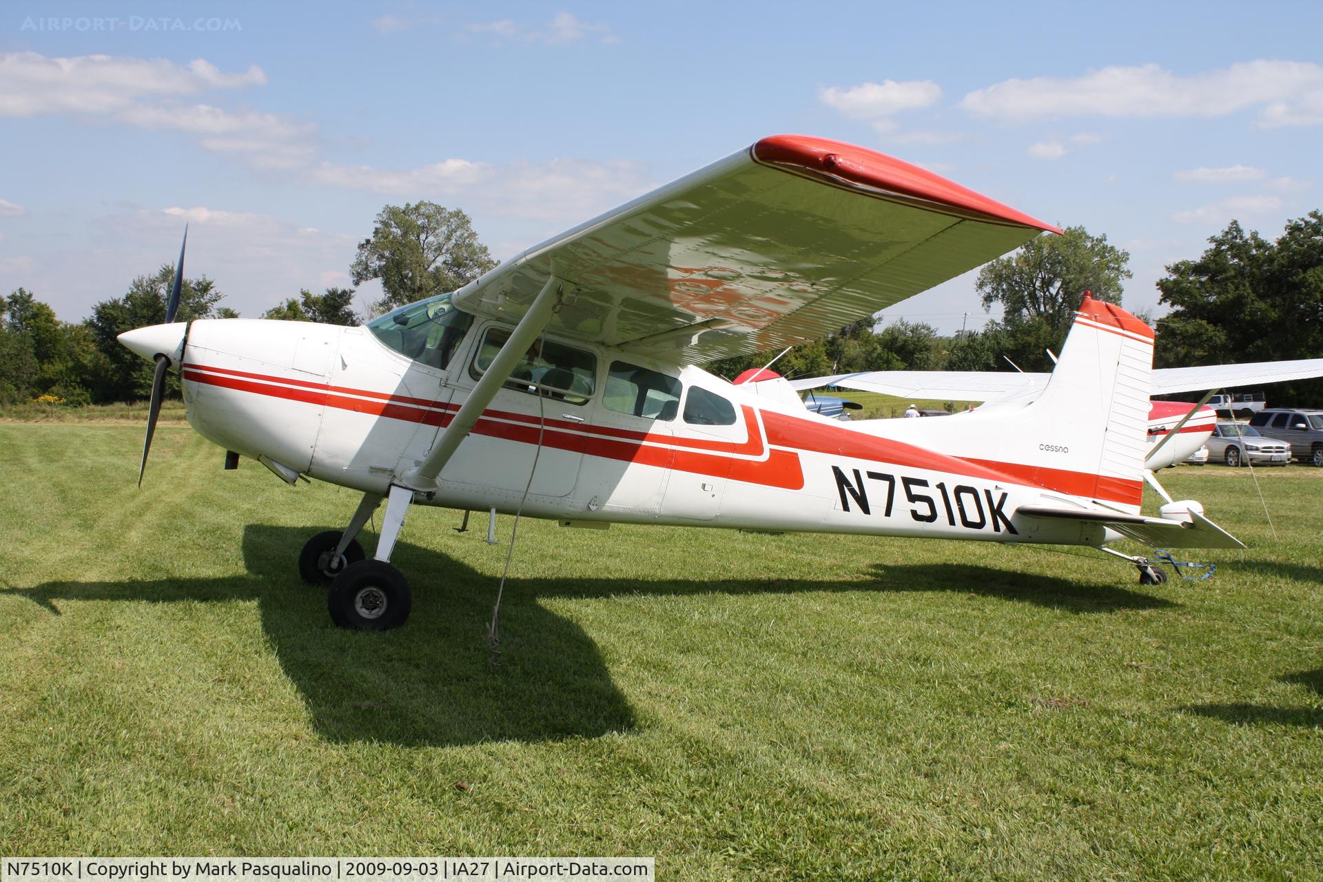 N7510K, 1976 Cessna 180J C/N 18052656, Cessna 180J