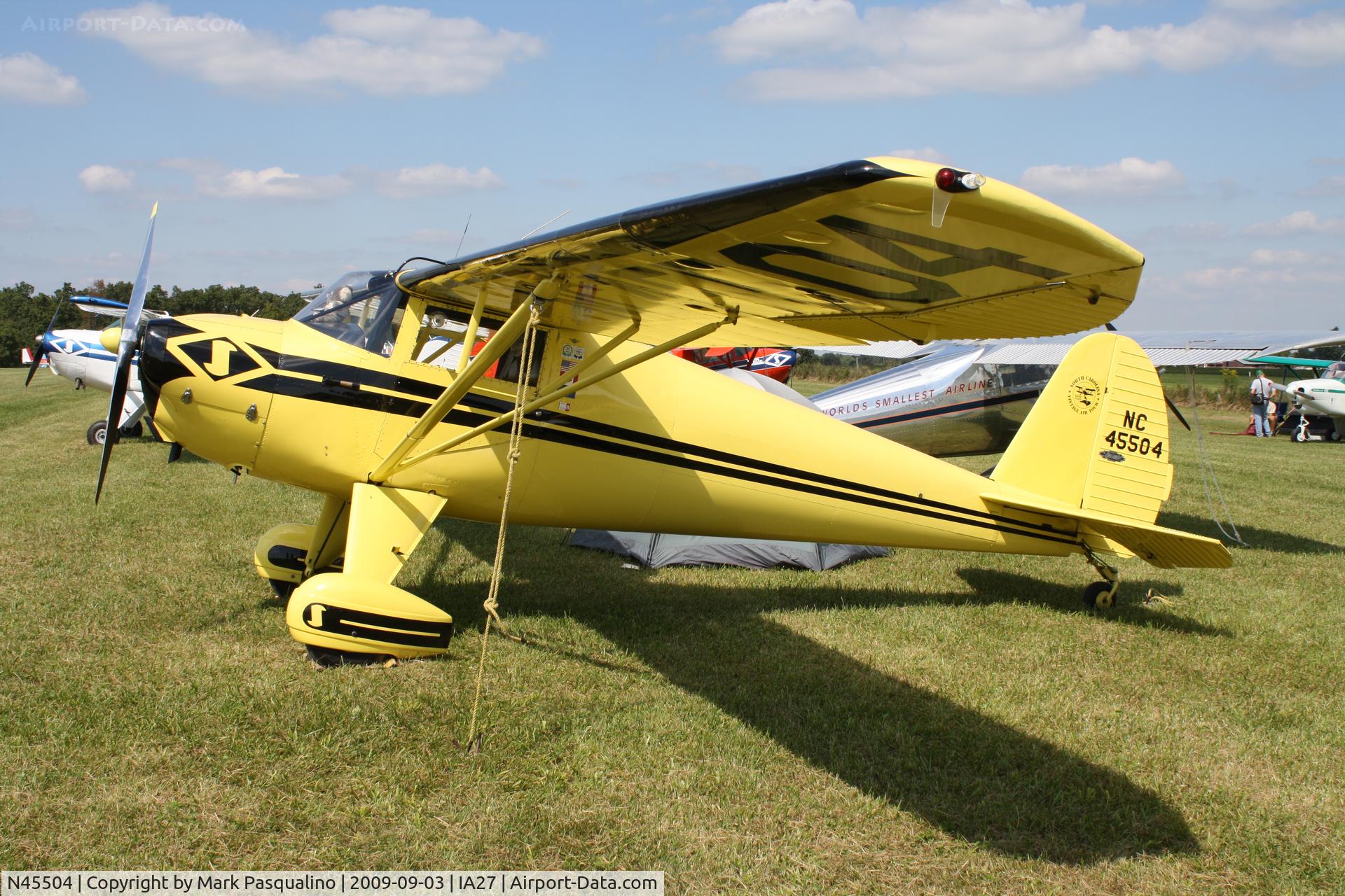 N45504, 1946 Luscombe 8A C/N 2031, Luscombe 8A