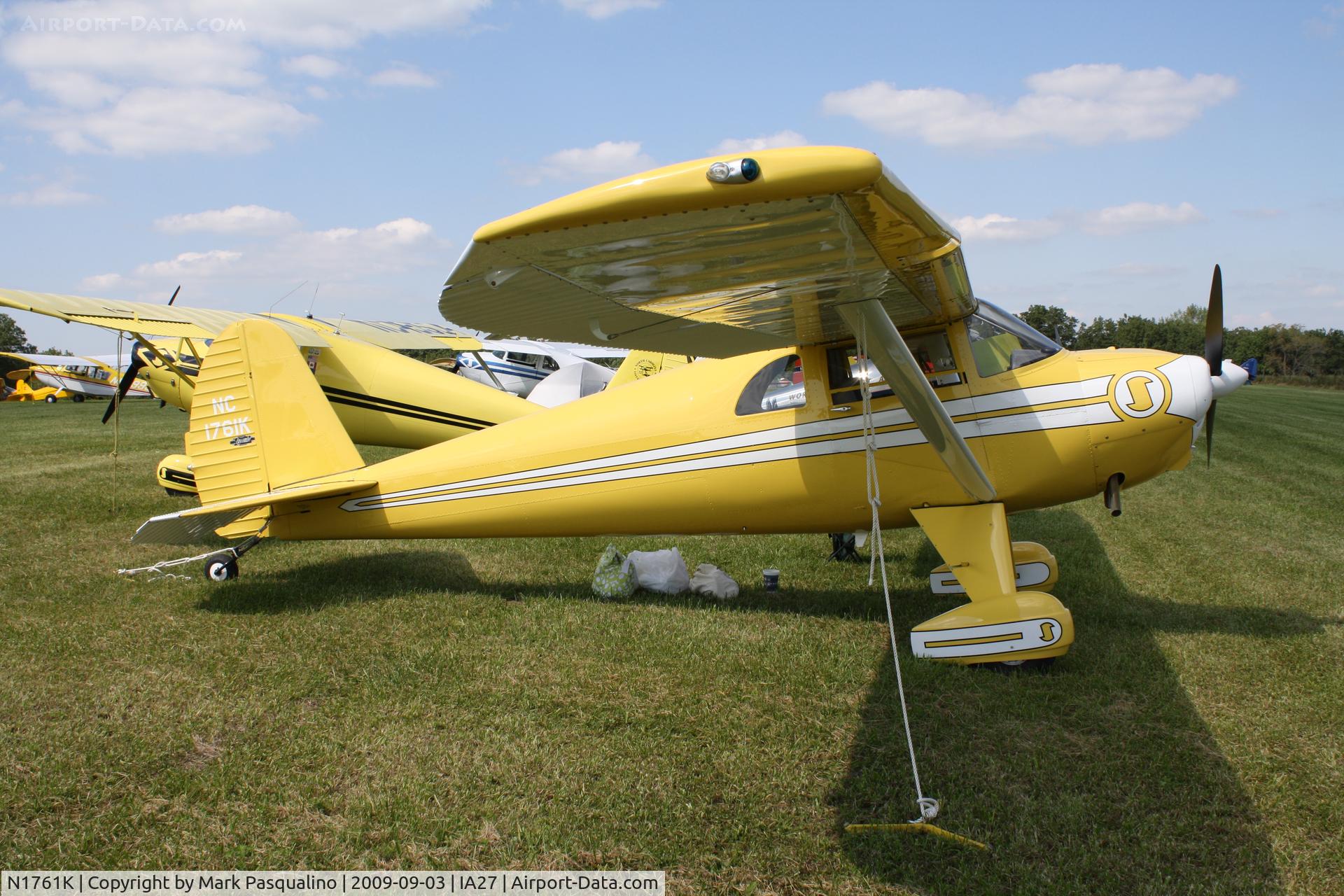 N1761K, 1946 Luscombe 8E Silvaire C/N 4488, Luscombe 8E