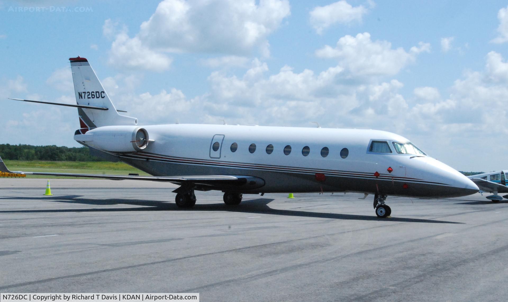 N726DC, 2002 Israel Aircraft Industries Gulfstream 200 C/N 058, 2002 Gulfstream 200 in Danville Va.