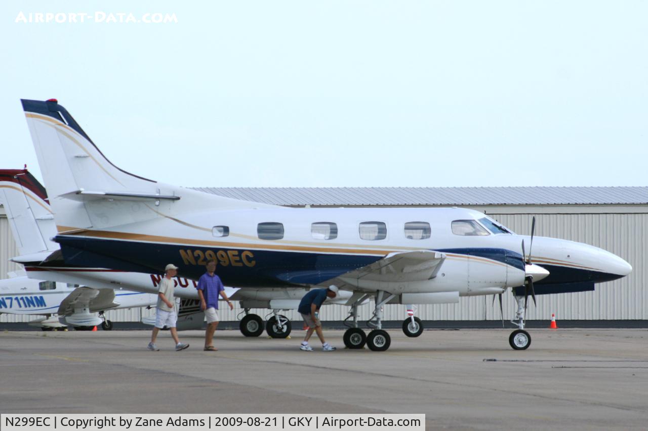 N299EC, 1981 Swearingen SA-226T(B) Merlin IIIB C/N T410, In town for the first Dallas Cowboys game at the new stadium.