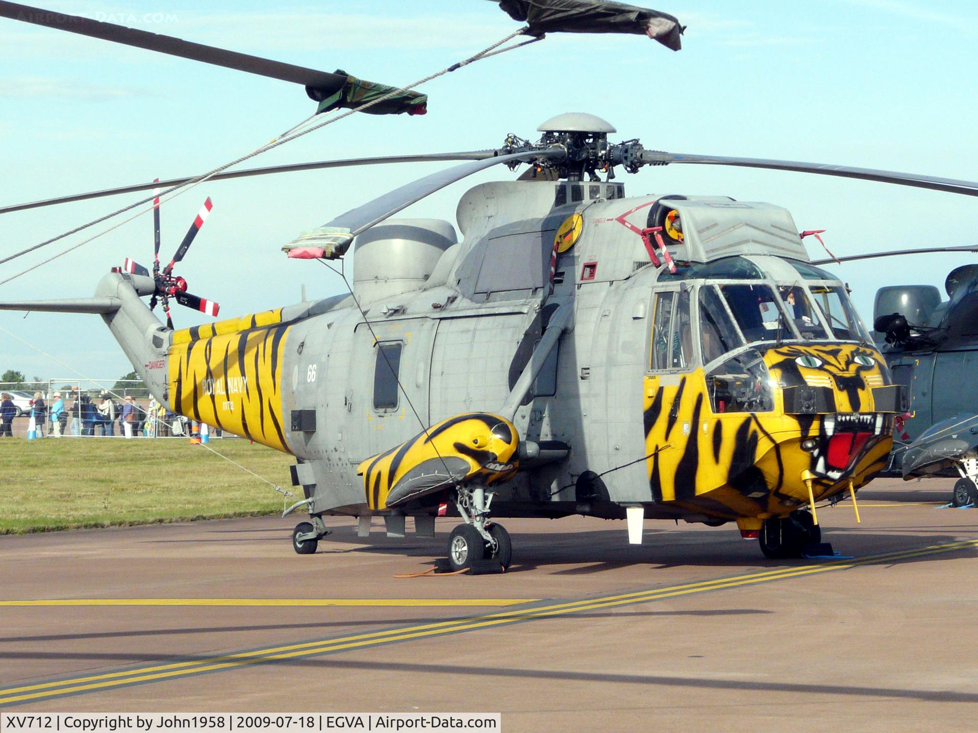 XV712, 1972 Westland Sea King HAS.6 C/N WA683, Static at RIAT