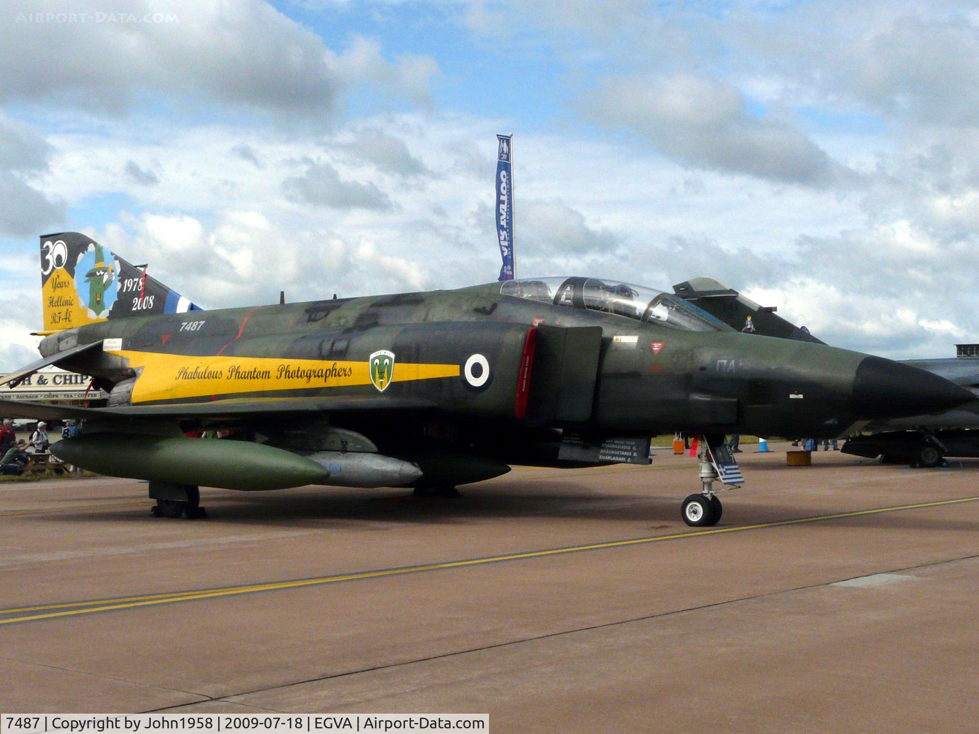 7487, McDonnell Douglas RF-4E Phantom II C/N 4101, Static at RIAT
