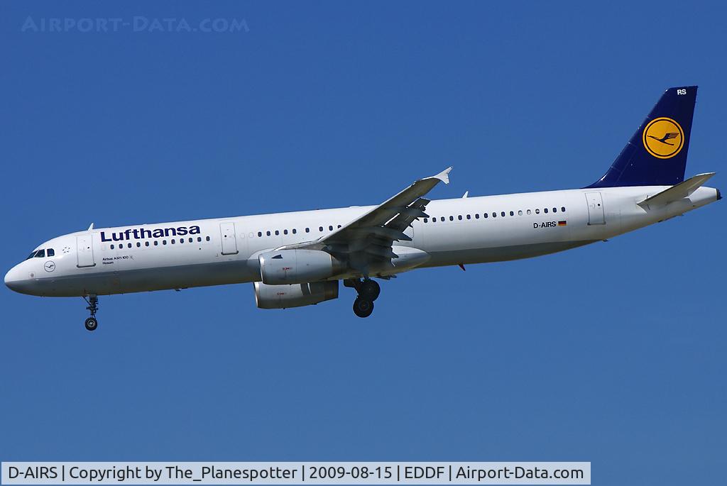 D-AIRS, 1996 Airbus A321-131 C/N 0595, Maybe the second Backbone in LH Fleet after the A300.