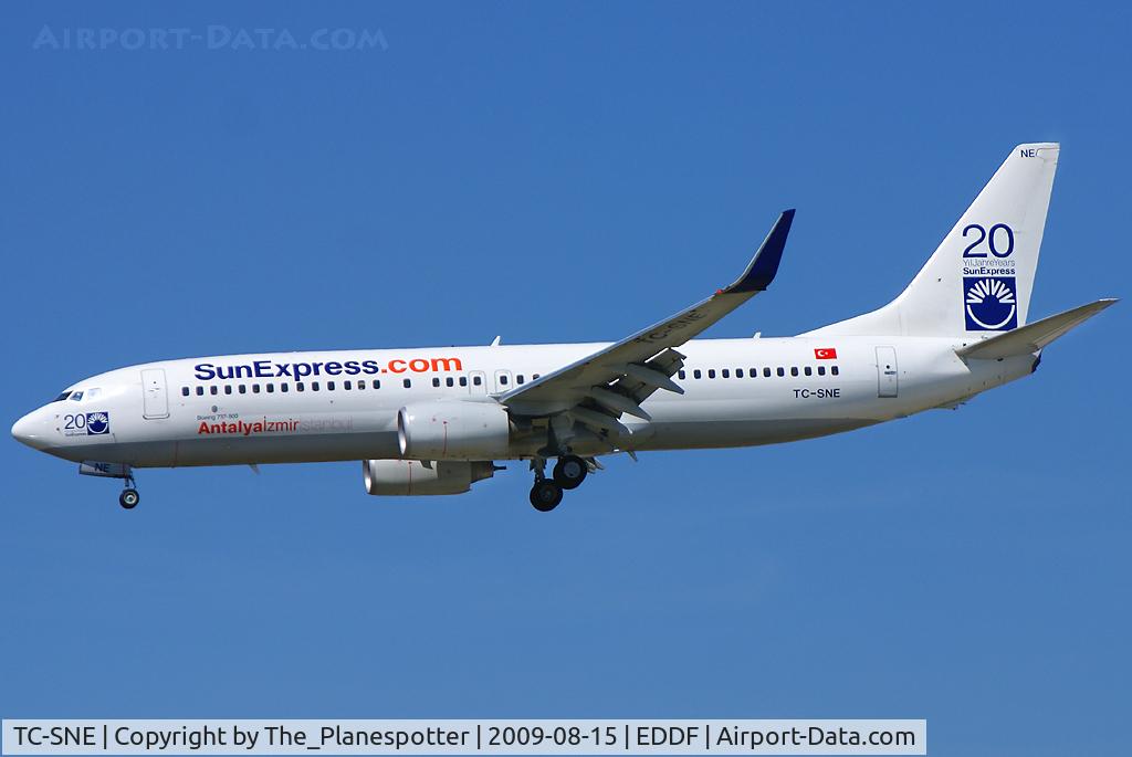 TC-SNE, 2008 Boeing 737-8HX C/N 29684, Flying Billboard from Turkey.