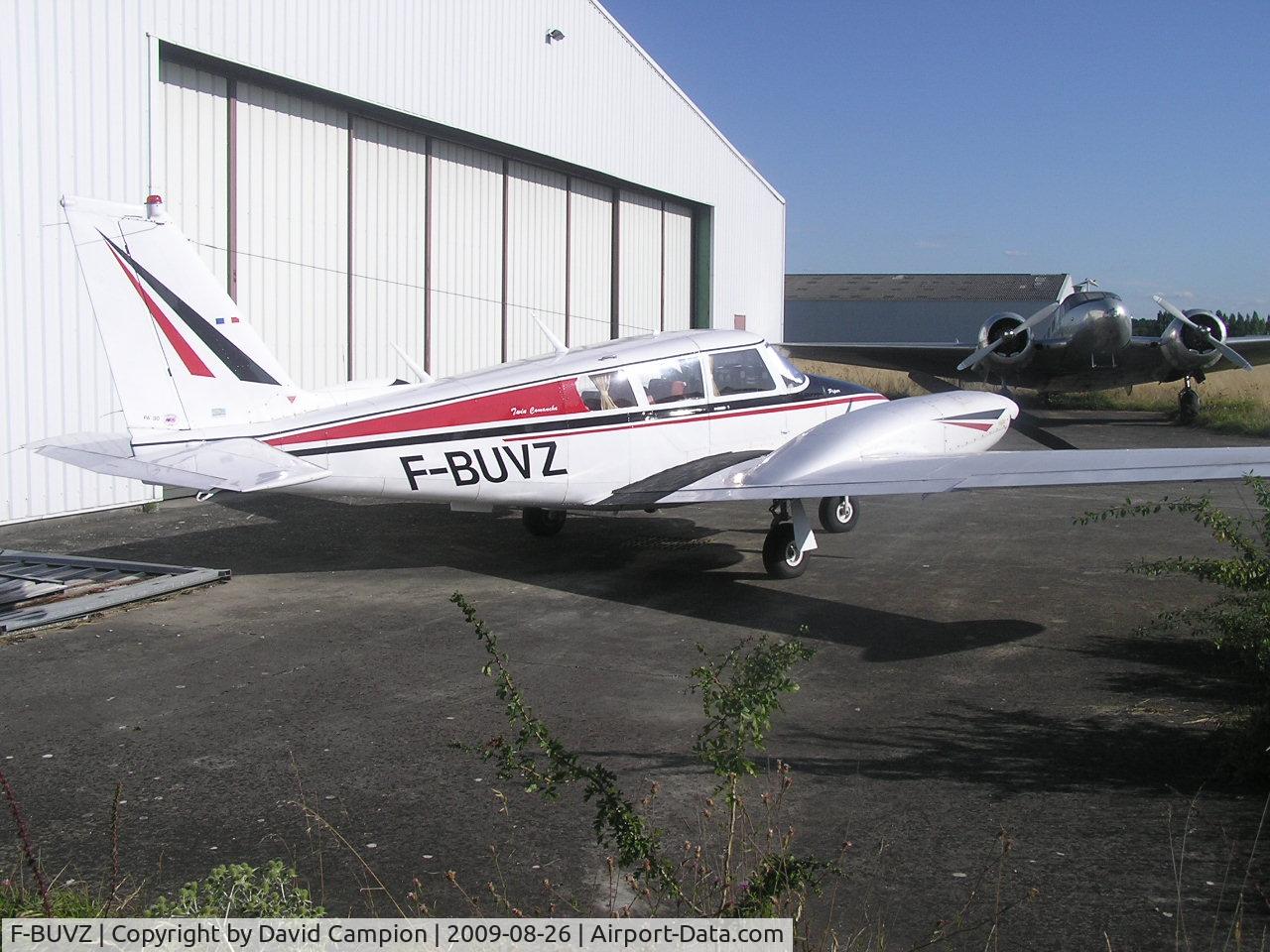 F-BUVZ, 1967 Piper PA-30-160 B Twin Comanche C/N 30-1379, Lognes, France