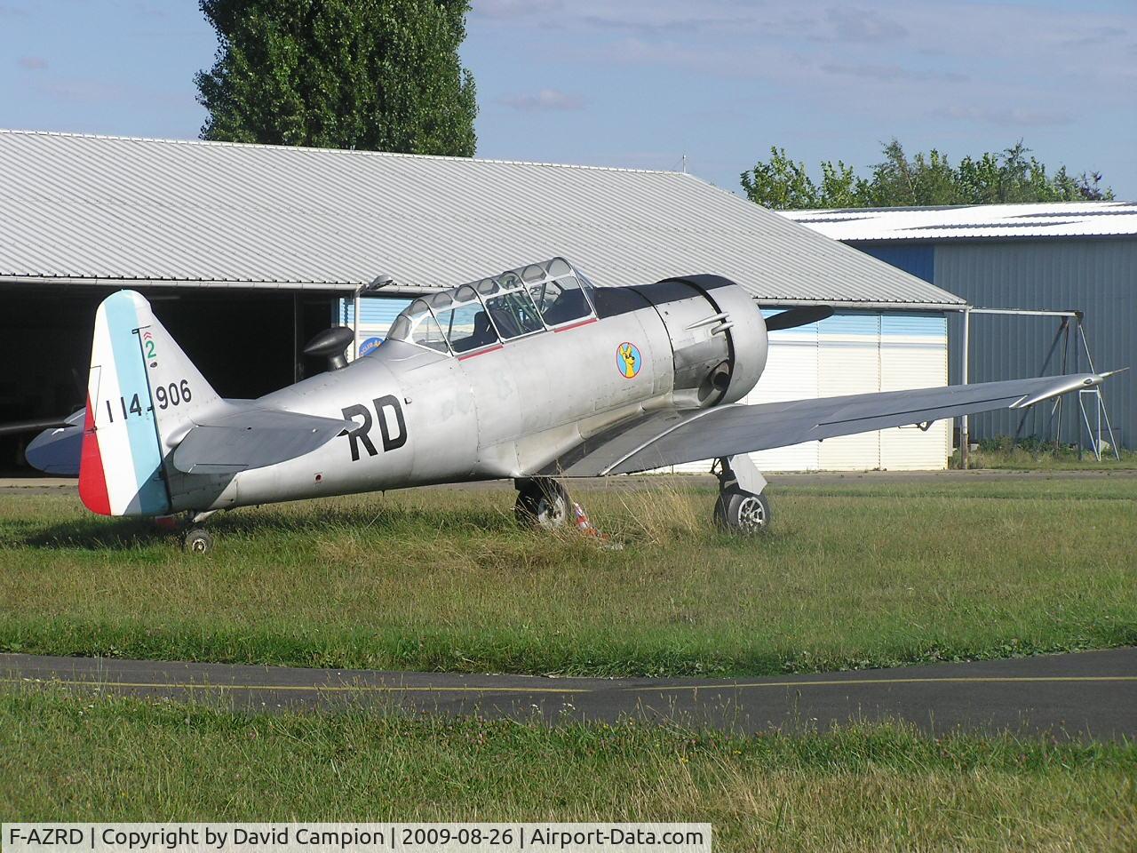 F-AZRD, 1943 North American AT-6D Harvard III C/N 88-14510 (42-44467), Lognes, France