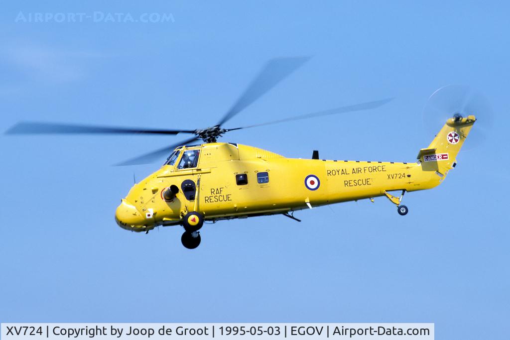 XV724, 1968 Westland Wessex HC.2 C/N WA619, Up into the nineties the bright yellow rescue Wessex was a common sight along the British coast.