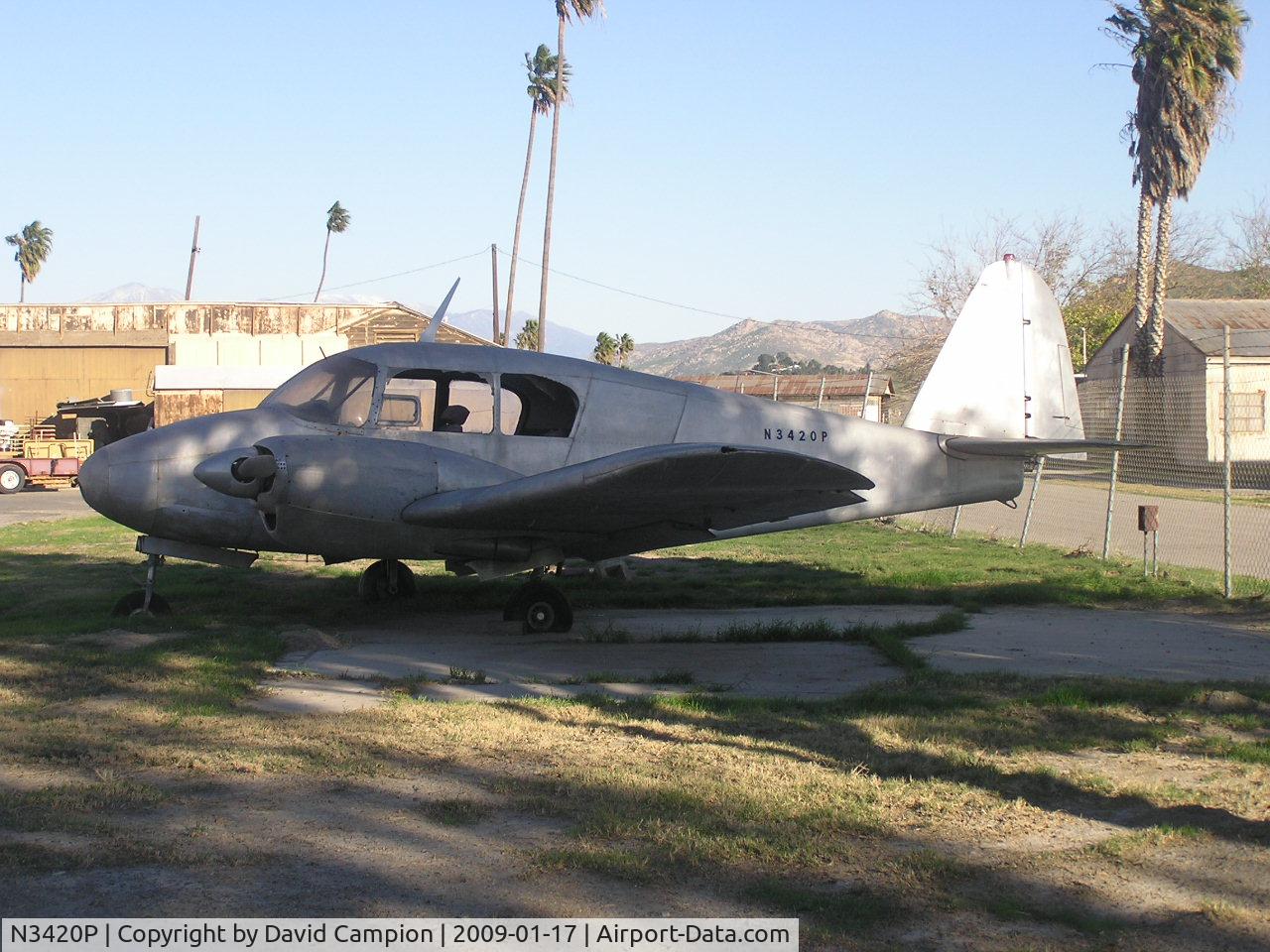 N3420P, 1958 Piper PA-23-160 Apache C/N 23-1384, Flabob, CA