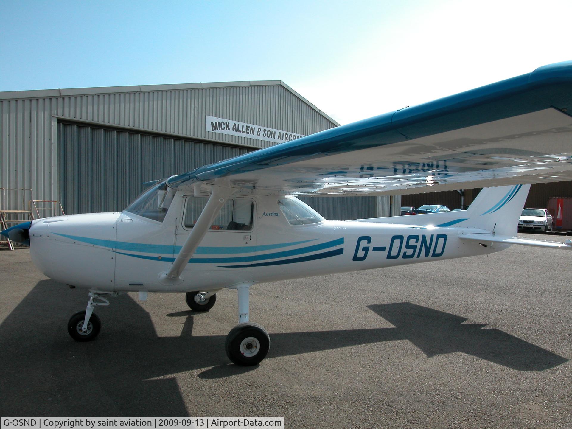 G-OSND, 1975 Reims FRA150M Aerobat C/N 0272, first photo after refurb of this great little plane