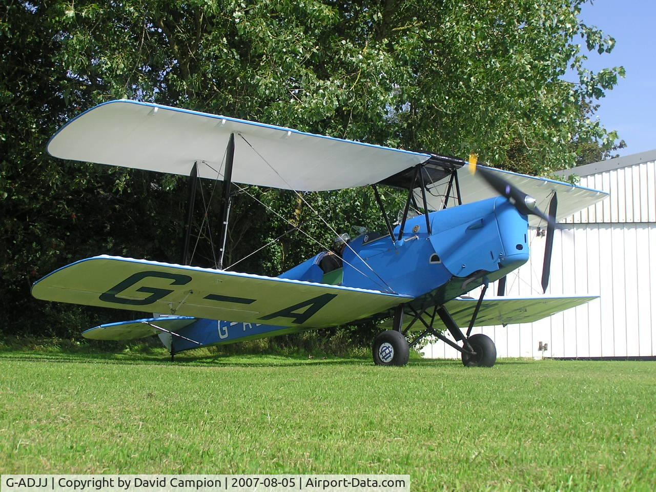 G-ADJJ, 1935 De Havilland DH-82A Tiger Moth II C/N 3386, Wing Farm, Wilts