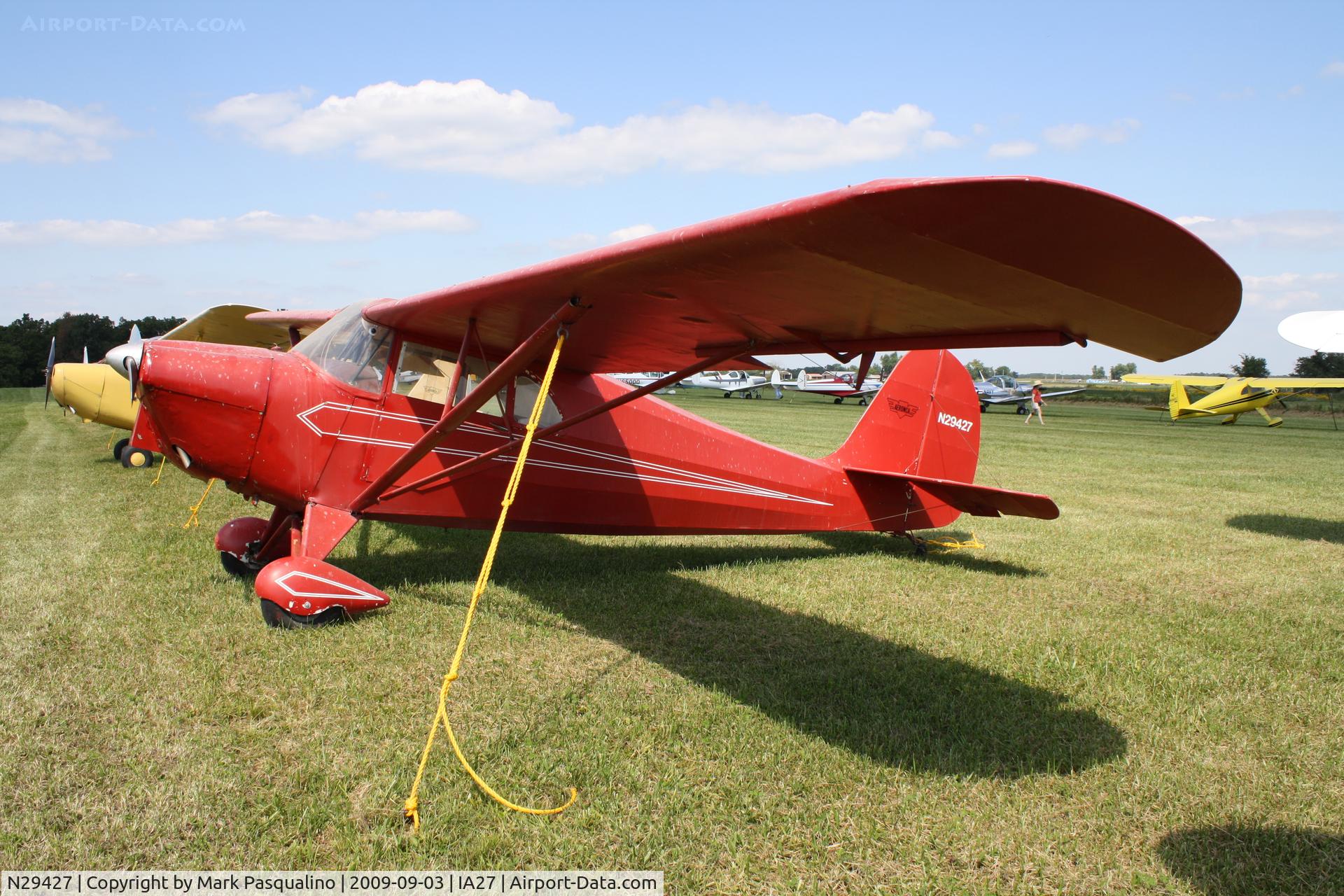 N29427, 1940 Aeronca 65-CA Super Chief C/N CA10220, Aeronca 65-CA
