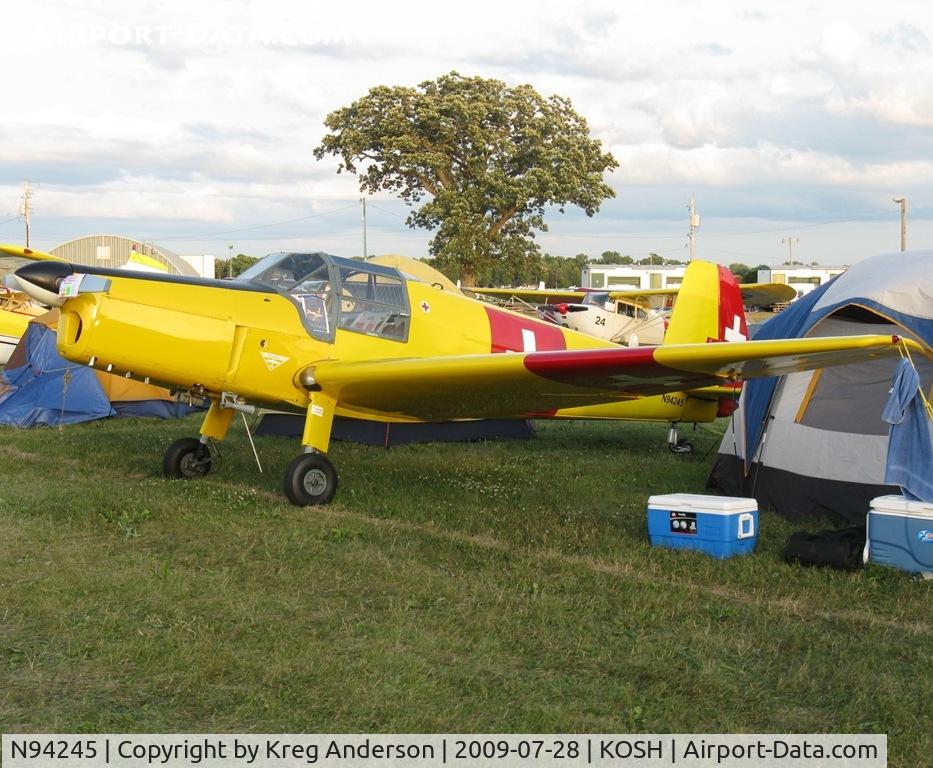 N94245, 1949 Bucker Bu-181 Bestmann C/N 25145, EAA Airventure 2009